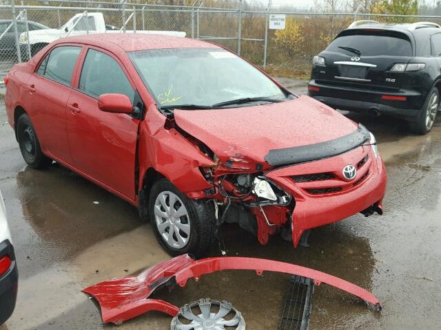 2T1BU4EE3DC962152 - 2013 TOYOTA COROLLA BA RED photo 1