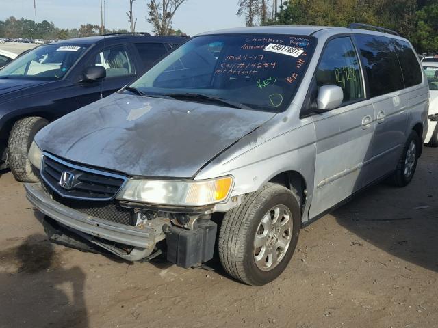 2HKRL180X2H564964 - 2002 HONDA ODYSSEY BROWN photo 2