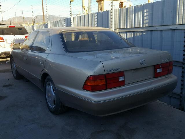 JT8BH28F3Y0179439 - 2000 LEXUS LS 400 GOLD photo 3