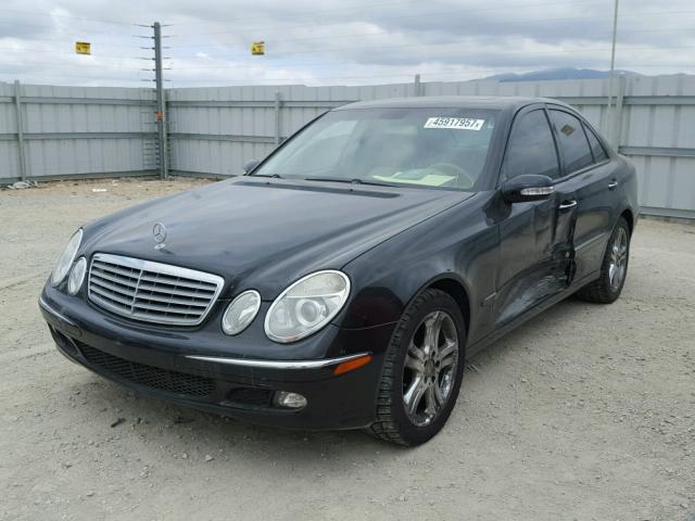 WDBUF56J36A932126 - 2006 MERCEDES-BENZ E 350 BLACK photo 2