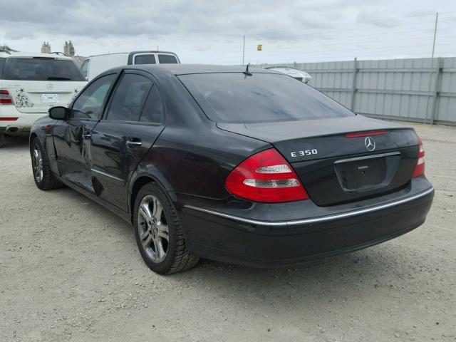 WDBUF56J36A932126 - 2006 MERCEDES-BENZ E 350 BLACK photo 3