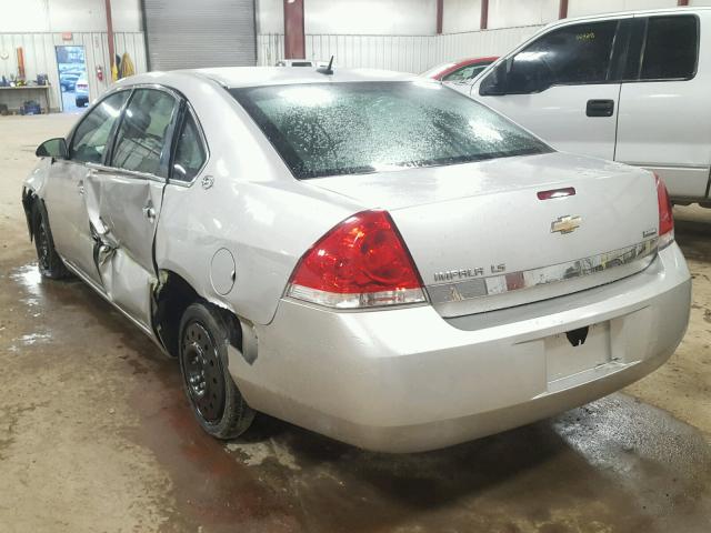 2G1WB58K289253824 - 2008 CHEVROLET IMPALA LS SILVER photo 3