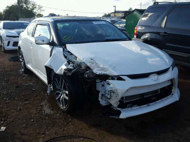 JTKJF5C72F3089336 - 2015 TOYOTA SCION TC WHITE photo 1