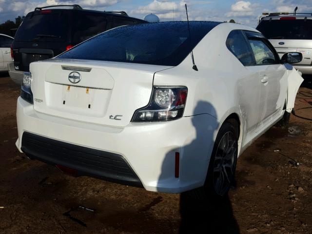 JTKJF5C72F3089336 - 2015 TOYOTA SCION TC WHITE photo 4