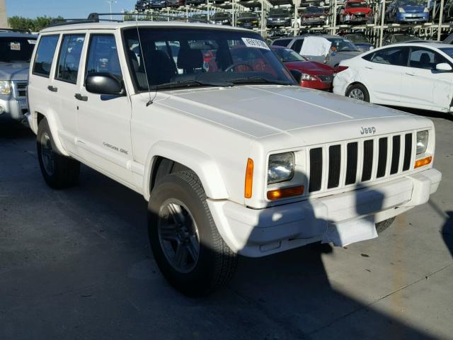 1J4FF58S81L509128 - 2001 JEEP CHEROKEE C WHITE photo 1