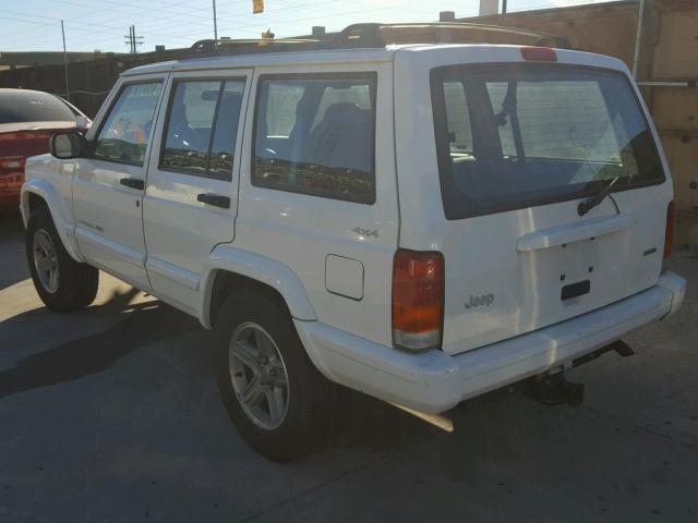 1J4FF58S81L509128 - 2001 JEEP CHEROKEE C WHITE photo 3