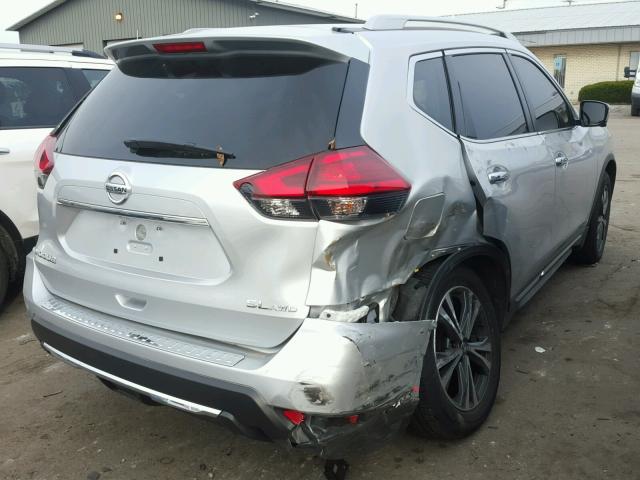 5N1AT2MV8HC838389 - 2017 NISSAN ROGUE SV SILVER photo 4