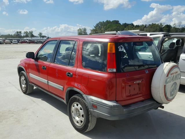 JHLRD2844YC007724 - 2000 HONDA CR-V LX RED photo 3