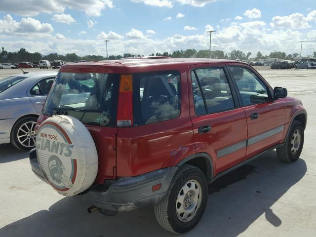 JHLRD2844YC007724 - 2000 HONDA CR-V LX RED photo 4