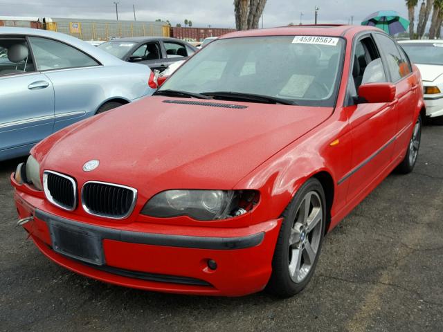 WBAET37442NJ22032 - 2002 BMW 325 I RED photo 2