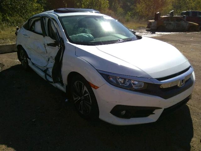 19XFC1F72GE001650 - 2016 HONDA CIVIC EXL WHITE photo 1