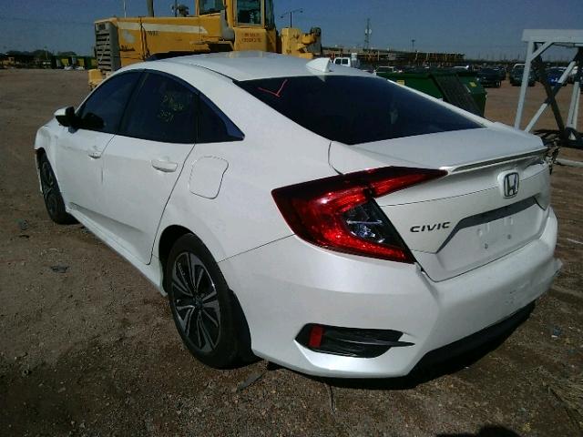 19XFC1F72GE001650 - 2016 HONDA CIVIC EXL WHITE photo 3
