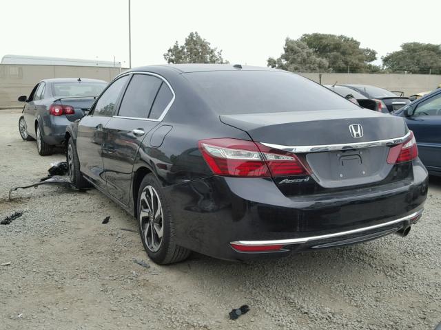 1HGCR2F89GA103564 - 2016 HONDA ACCORD EXL BLACK photo 3