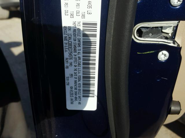 1C4NJCBB3ED754576 - 2014 JEEP COMPASS SP ლურჯი ფოტო 10