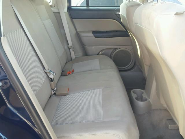 1C4NJCBB3ED754576 - 2014 JEEP COMPASS SP ლურჯი ფოტო 6