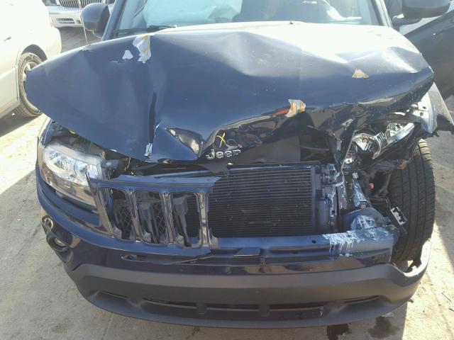 1C4NJCBB3ED754576 - 2014 JEEP COMPASS SP ლურჯი ფოტო 7