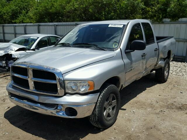 1D7HU18N15J577740 - 2005 DODGE RAM 1500 S SILVER photo 2