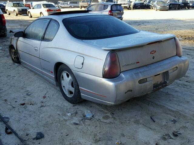 2G1WX15K819369811 - 2001 CHEVROLET MONTE CARL SILVER photo 3