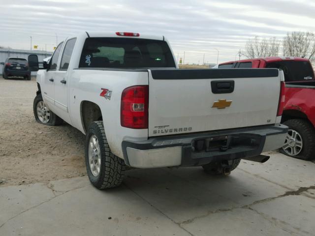 1GC1KXCG8CF148124 - 2012 CHEVROLET SILVERADO WHITE photo 3