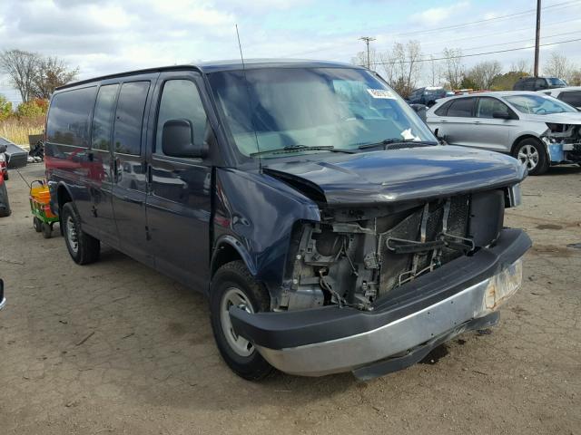 1GCWGGCG1D1126021 - 2013 CHEVROLET EXPRESS G2 BLUE photo 1