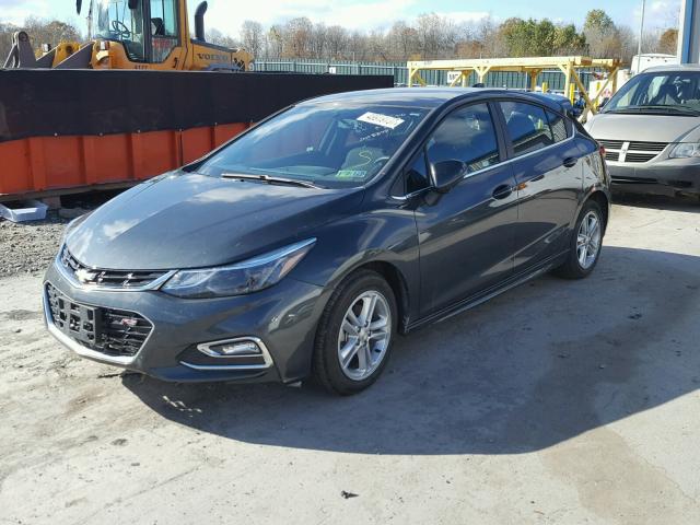 3G1BD6SM4HS577479 - 2017 CHEVROLET CRUZE LT CHARCOAL photo 2