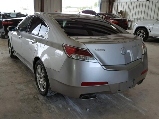 19UUA8F27AA019034 - 2010 ACURA TL SILVER photo 3