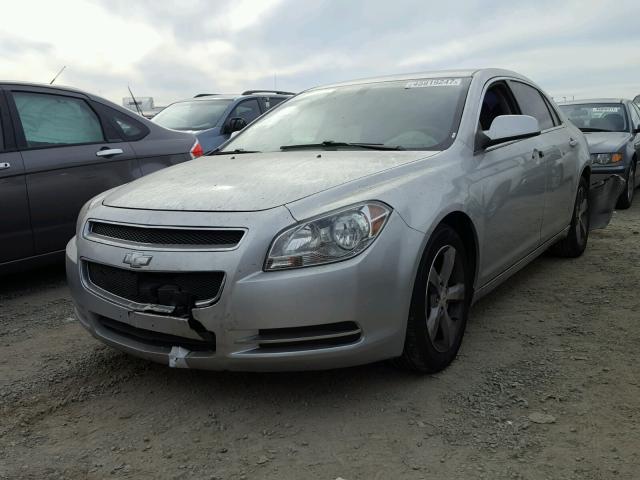 1G1ZC5E19BF186322 - 2011 CHEVROLET MALIBU 1LT SILVER photo 2