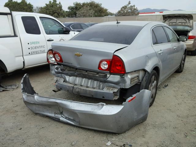 1G1ZC5E19BF186322 - 2011 CHEVROLET MALIBU 1LT SILVER photo 4