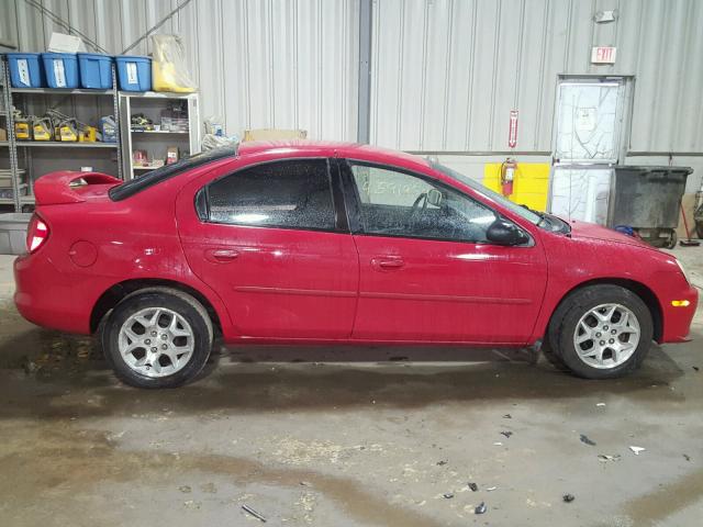 1B3ES56C22D655031 - 2002 DODGE NEON ES RED photo 9