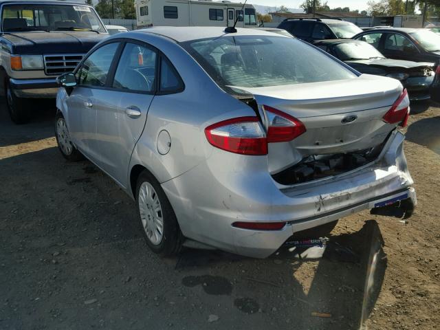 3FADP4AJ5FM107780 - 2015 FORD FIESTA SILVER photo 3