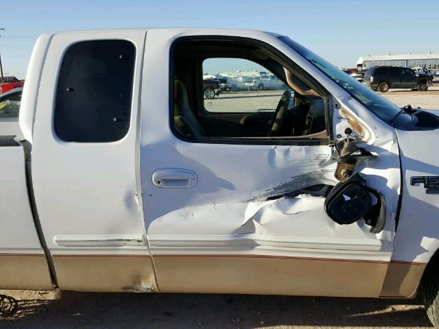 1FTRX17W5XNB93066 - 1999 FORD F150 WHITE photo 9