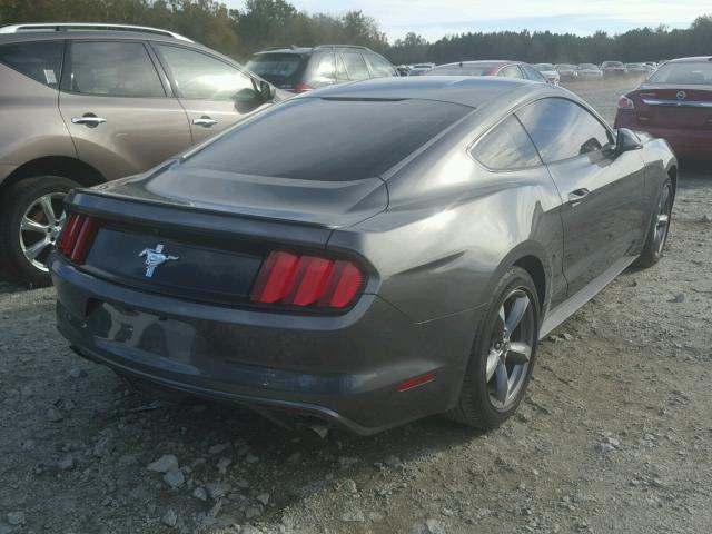 1FA6P8AM8F5433069 - 2015 FORD MUSTANG GRAY photo 4