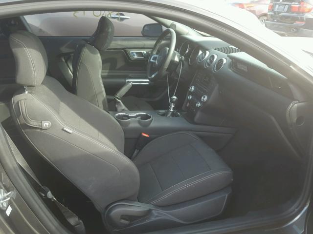 1FA6P8AM8F5433069 - 2015 FORD MUSTANG GRAY photo 5