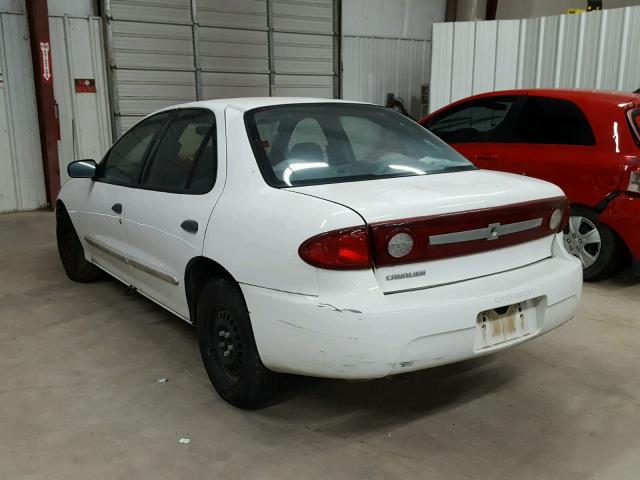 1G1JC52F537382251 - 2003 CHEVROLET CAVALIER WHITE photo 3