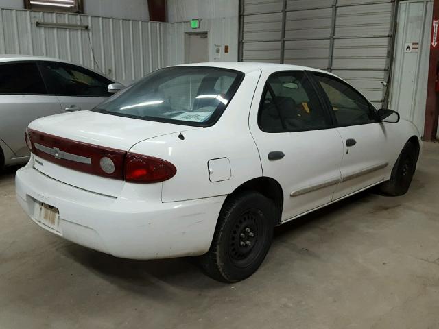 1G1JC52F537382251 - 2003 CHEVROLET CAVALIER WHITE photo 4