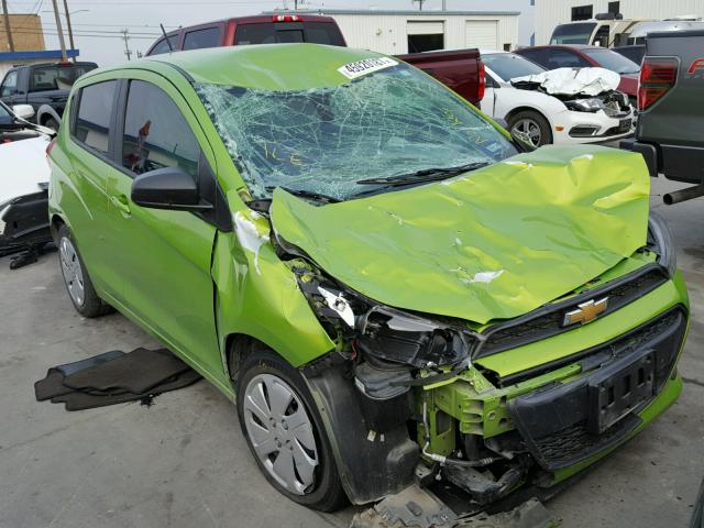 KL8CB6SA1GC576228 - 2016 CHEVROLET SPARK LS GREEN photo 1