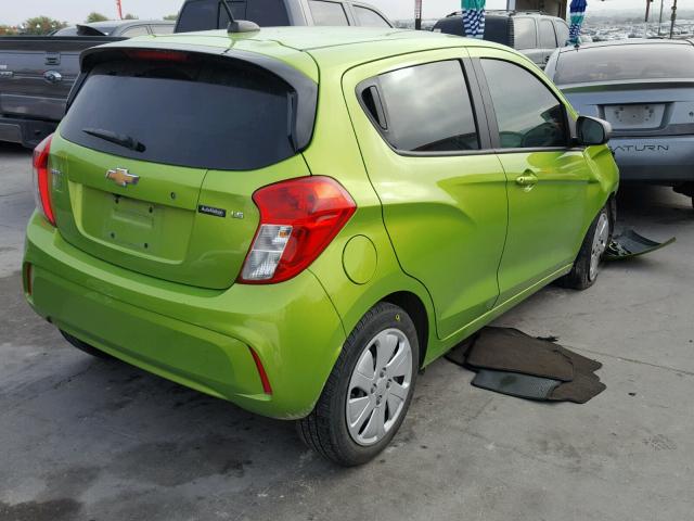 KL8CB6SA1GC576228 - 2016 CHEVROLET SPARK LS GREEN photo 4