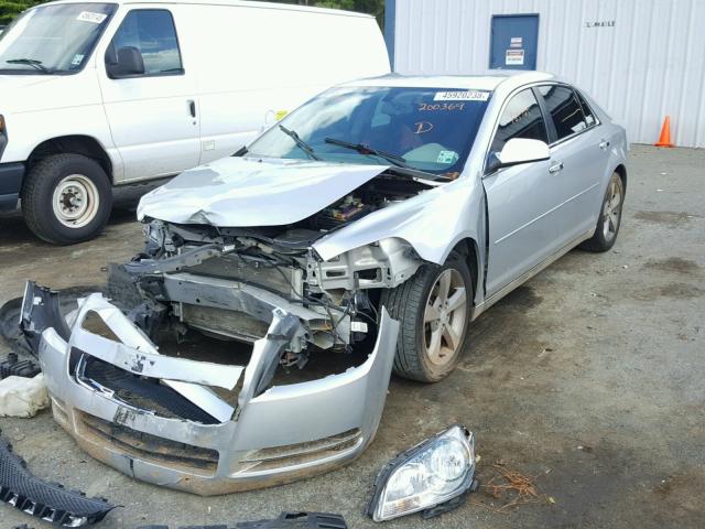 1G1ZC5E07CF200369 - 2012 CHEVROLET MALIBU 1LT ვერცხლისფერი ფოტო 2