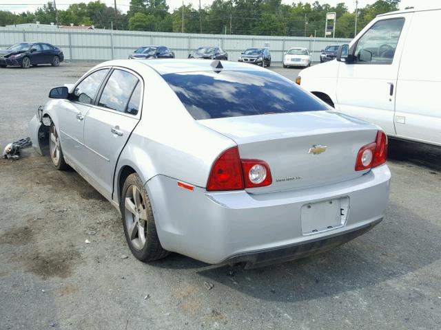 1G1ZC5E07CF200369 - 2012 CHEVROLET MALIBU 1LT ვერცხლისფერი ფოტო 3