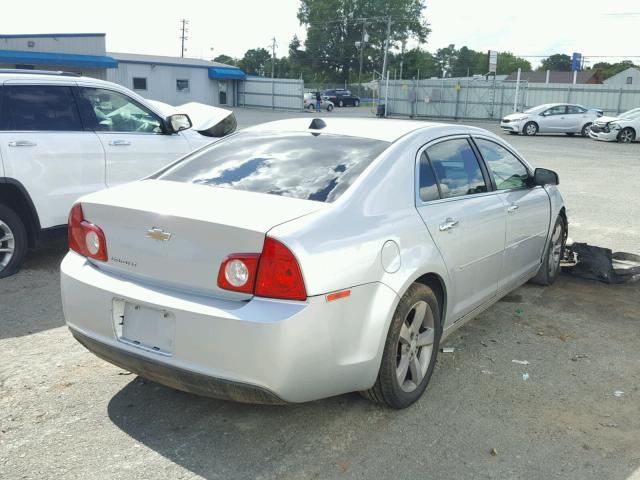 1G1ZC5E07CF200369 - 2012 CHEVROLET MALIBU 1LT ვერცხლისფერი ფოტო 4