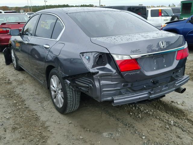 1HGCR2F70EA269640 - 2014 HONDA ACCORD EX GRAY photo 3