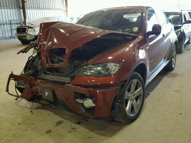 5UXFG8C54BLZ95507 - 2011 BMW X6 XDRIVE5 RED photo 2