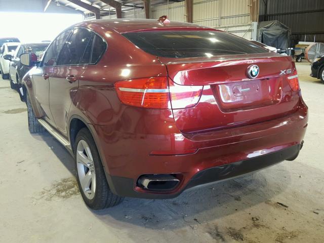 5UXFG8C54BLZ95507 - 2011 BMW X6 XDRIVE5 RED photo 3