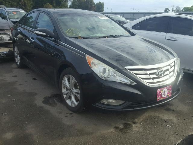 5NPEC4AC5BH234749 - 2011 HYUNDAI SONATA SE BLACK photo 1