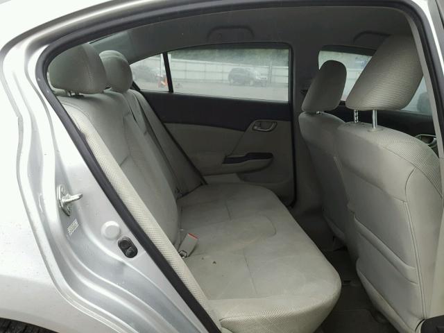 2HGFB2F57CH308996 - 2012 HONDA CIVIC LX SILVER photo 6