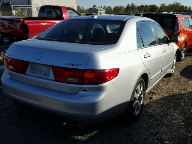 1HGCM66585A037078 - 2005 HONDA ACCORD EX SILVER photo 4