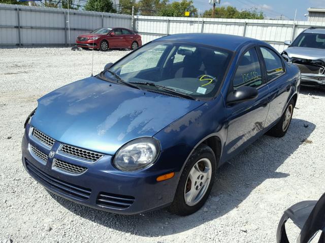 1B3ES26C24D562771 - 2004 DODGE NEON BASE BLUE photo 2