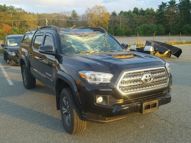 3TMCZ5AN5HM059855 - 2017 TOYOTA TACOMA DOU BLACK photo 1