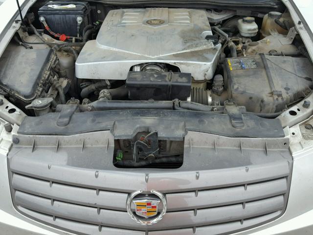 1G6DP577160118180 - 2006 CADILLAC CTS HI FEA SILVER photo 7