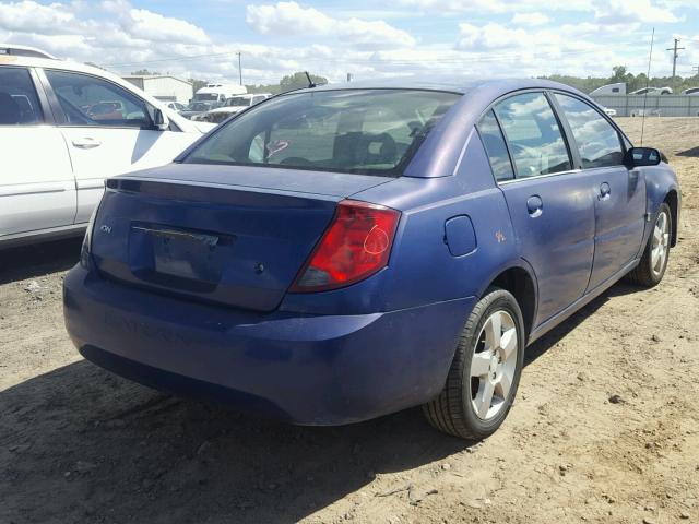 1G8AL58F96Z171023 - 2006 SATURN ION LEVEL BLUE photo 4